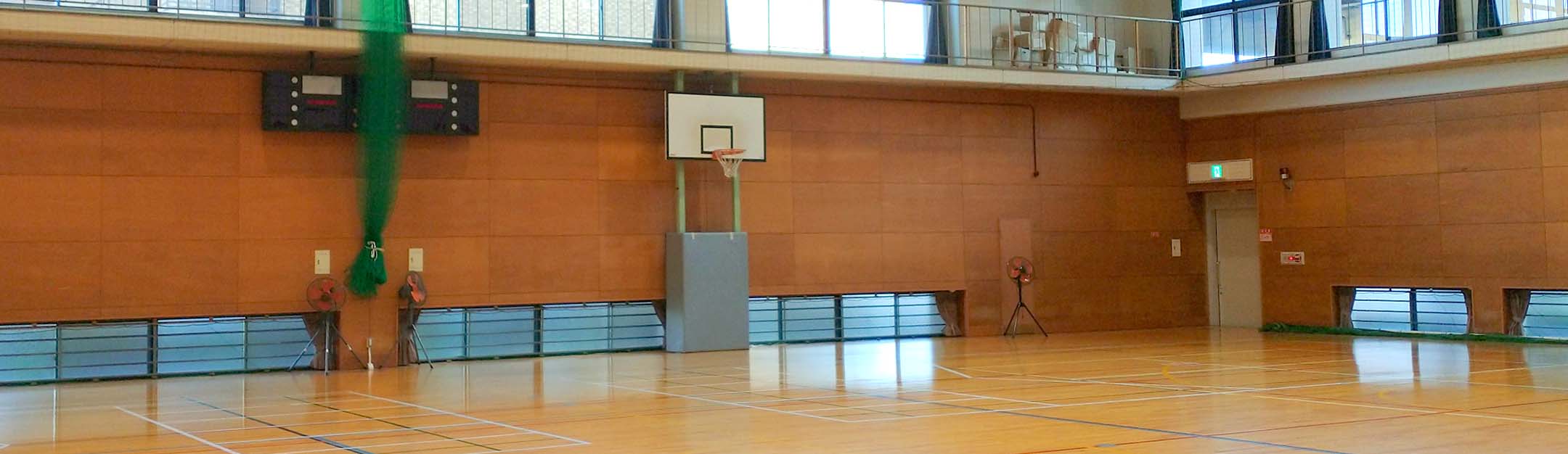 体育室のスコアボード